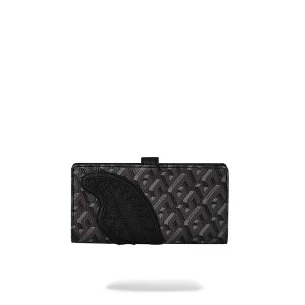 Billetera Sprayground 3DSG BLACKOUT LONG SINGLE FOLD WALLET - Image 3