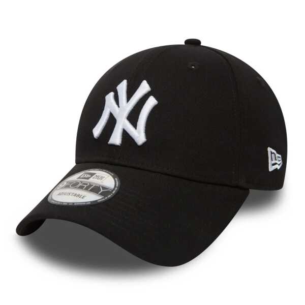 Gorra ajustable New Era New York Yankees oficial Essential Negro 9FORTY