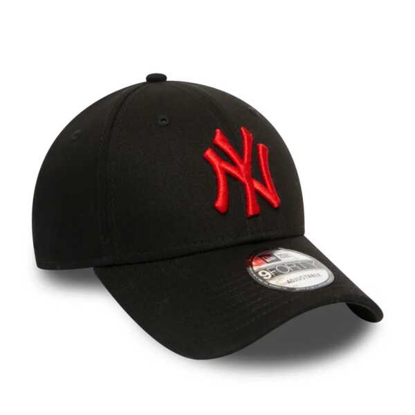 Gorra ajustable New Era New York Yankees Essential Logo Negro 9FORTY - Image 3