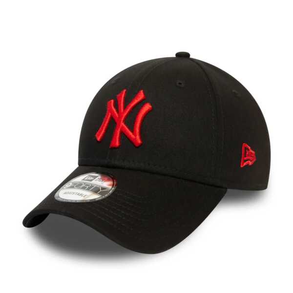 Gorra ajustable New Era New York Yankees Essential Logo Negro 9FORTY