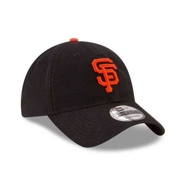 Gorra ajustable New Era San Francisco Giants MLB Core Classic Black 9TWENTY - Image 3