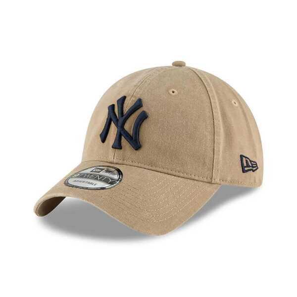 Gorra ajustable New Era New York Yankees MLB Core Classic 9TWENTY Beige