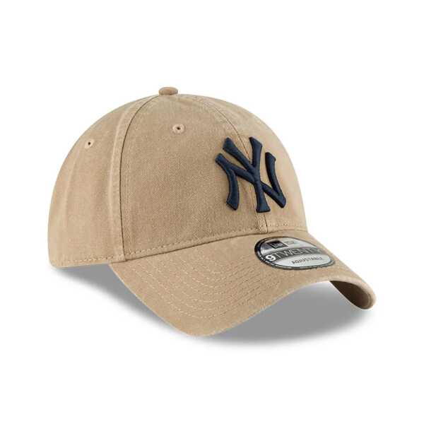 Gorra ajustable New Era New York Yankees MLB Core Classic 9TWENTY Beige - Image 3