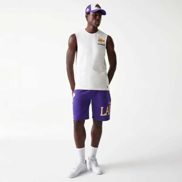 New Era Pantalón Corto LA Lakers NBA Team Graphic - Image 6