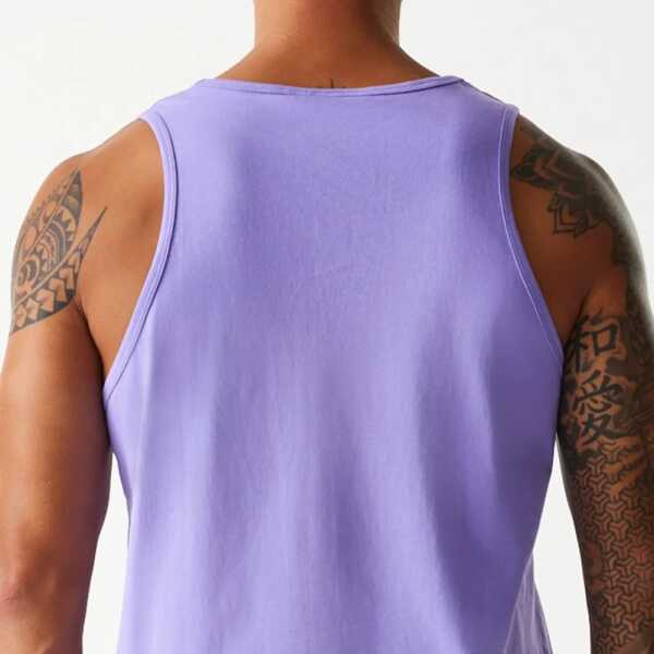 New Era Camiseta Sin Mangas LA Lakers NBA All Over Print Infill Morada - Image 4