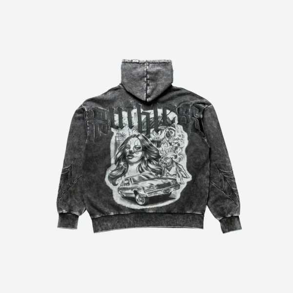 DGK Con Safos Embroidered Hooded Fleece - Image 4