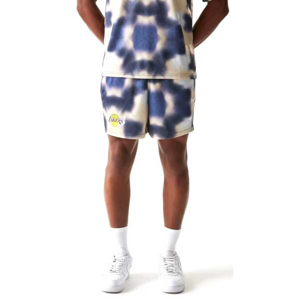 New Era Pantalón Corto LA Lakers NBA All Over Print