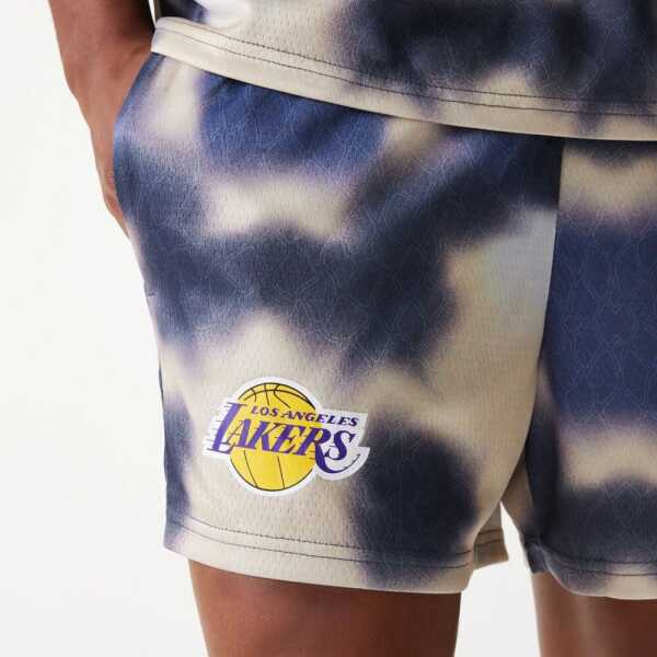 New Era Pantalón Corto LA Lakers NBA All Over Print - Image 4