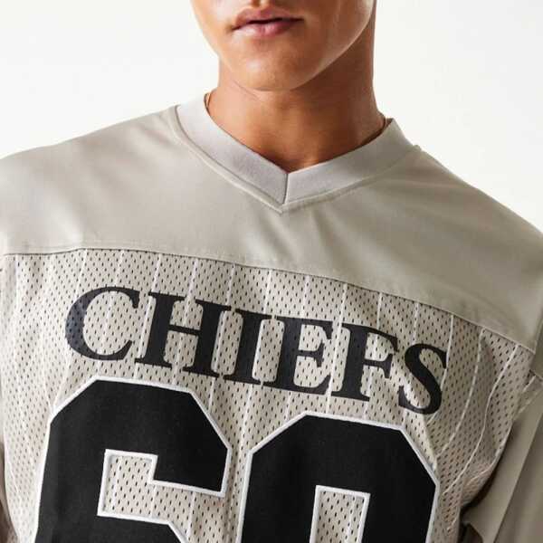 New Era Camiseta Jersey Kansas City Chiefs NFL Pinstripe Crema - Image 7