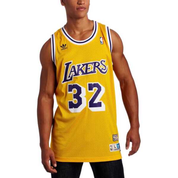 Men’s Basketball NBA Swingman Jersey Lakers Magic Showtime Johnson