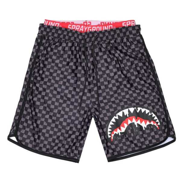 Men's SPRAYGROUND DRIP CHECKERED SWIM TRUNKS