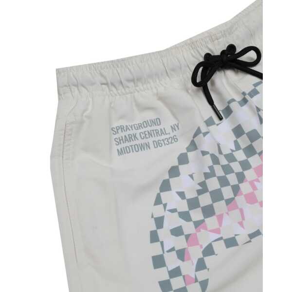 Men's SPRAYGROUND CREAM CHECK SHARK CENTRAL SWIM - Image 3