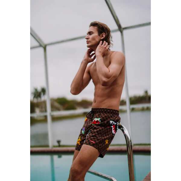 Men's SPRAYGROUND LET'S MAKE SOME NOISE SWIM SHORTS - Image 4
