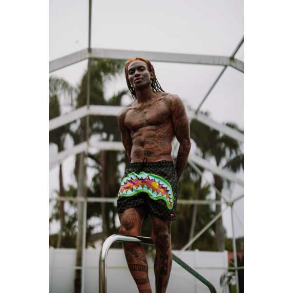Men's SPRAYGROUND SLIME TAKEOVER SWIM SHORTS - Image 4