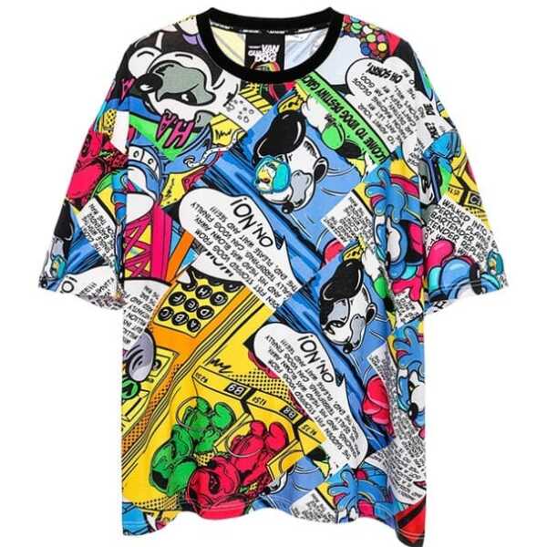 CAMISETA MOD WAVE MOVEMENT OVERSIZEDVANGUAR DOG COMIC