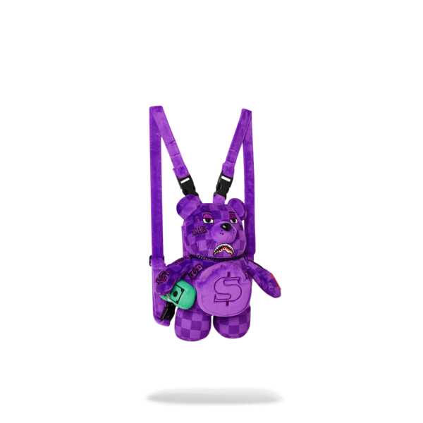Mochila Sprayground PURPLE SHARK SHARKS IN PARIS MINI BEAR CUB
