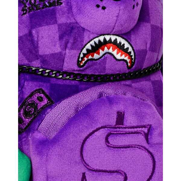 Mochila Sprayground PURPLE SHARK SHARKS IN PARIS MINI BEAR CUB - Imagen 4