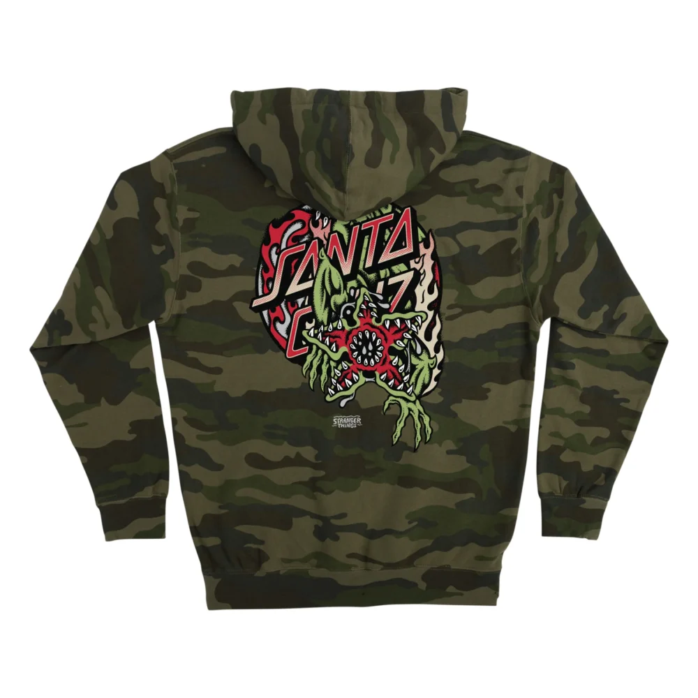 Stranger Things Demogorgon Dot Mens Santa Cruz Hoodie - Imagen 2