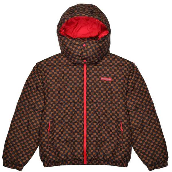 CHAQUETA SPRAYGROUND DRIP CHECK DETACH SLEEVES DOWN JKT