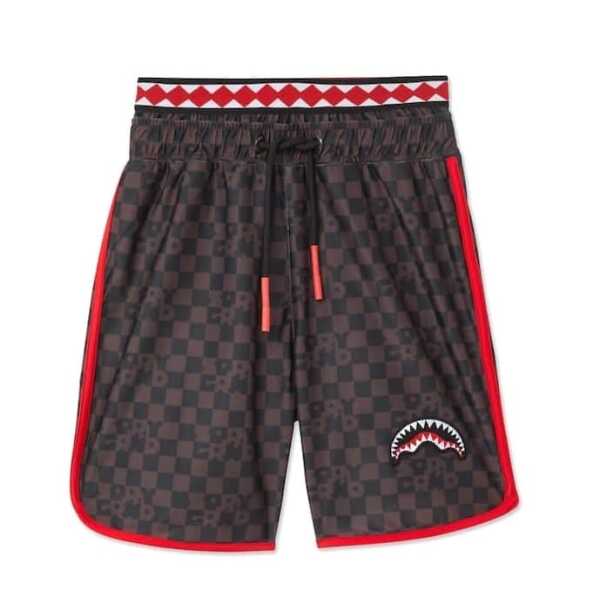 Men's Sprayground checkered midi swim