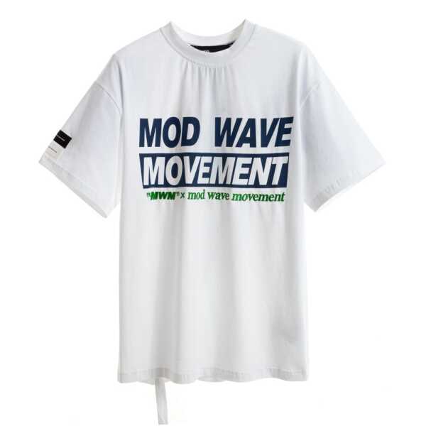 Mod Wave Movement Camiseta Unisex Oversized Teddy Capsule