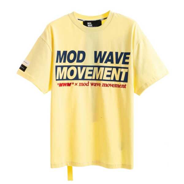 Mod Wave Movement Camiseta Unisex Oversized Teddy Capsule