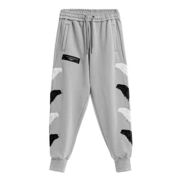 Mod Wave Movement Pantalon  Dobles Alas Bordadas