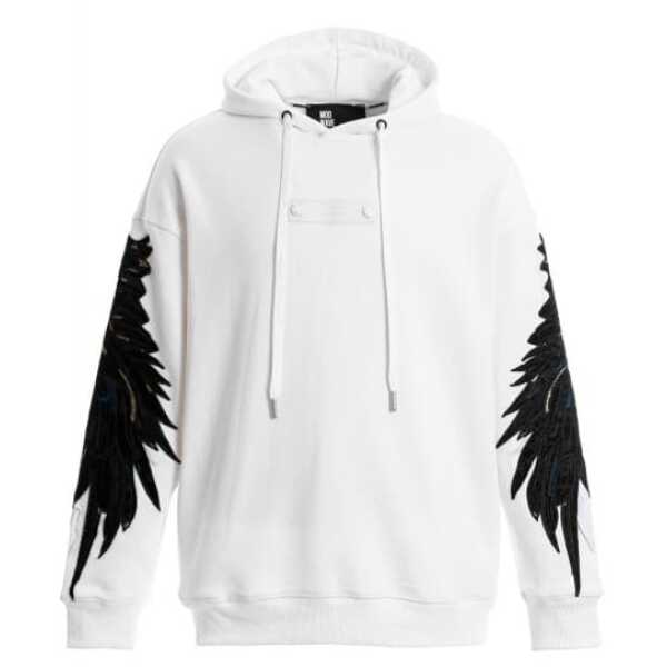 Mod Wave Movement Sudadera Alas Bordadas Con Capucha