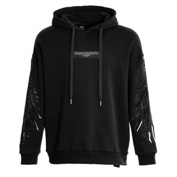 Mod Wave Movement Sudadera Alas Bordadas Con Capucha