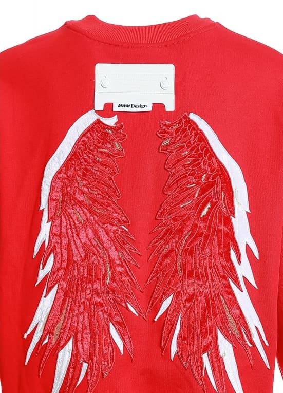 Mod Wave Movement Sudadera Alas Bordadas - Imagen 3