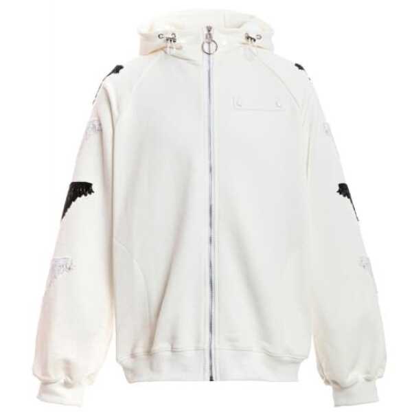 Mod Wave Movement Sudadera Doble Alas Lentejuelas Con Capucha y cremallera