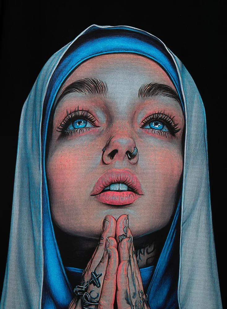 Mod Wave Movement Camiseta Unisex Ave Maria - Imagen 4