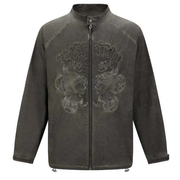 Ed Hardy Skull And Snake Poly Jacket