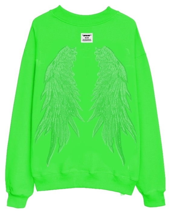 Mod Wave Movement Sudadera Alas Bordadas - Imagen 2